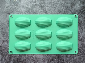 Molde silicona 9 madeleines